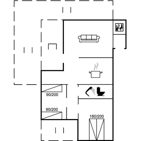 Herborg - 1km From The Sea By Interhome Сasa de vacaciones Molby